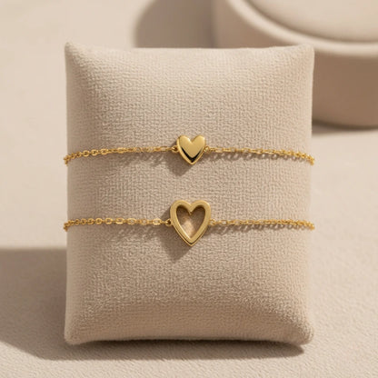 Matching Hearts Bracelet