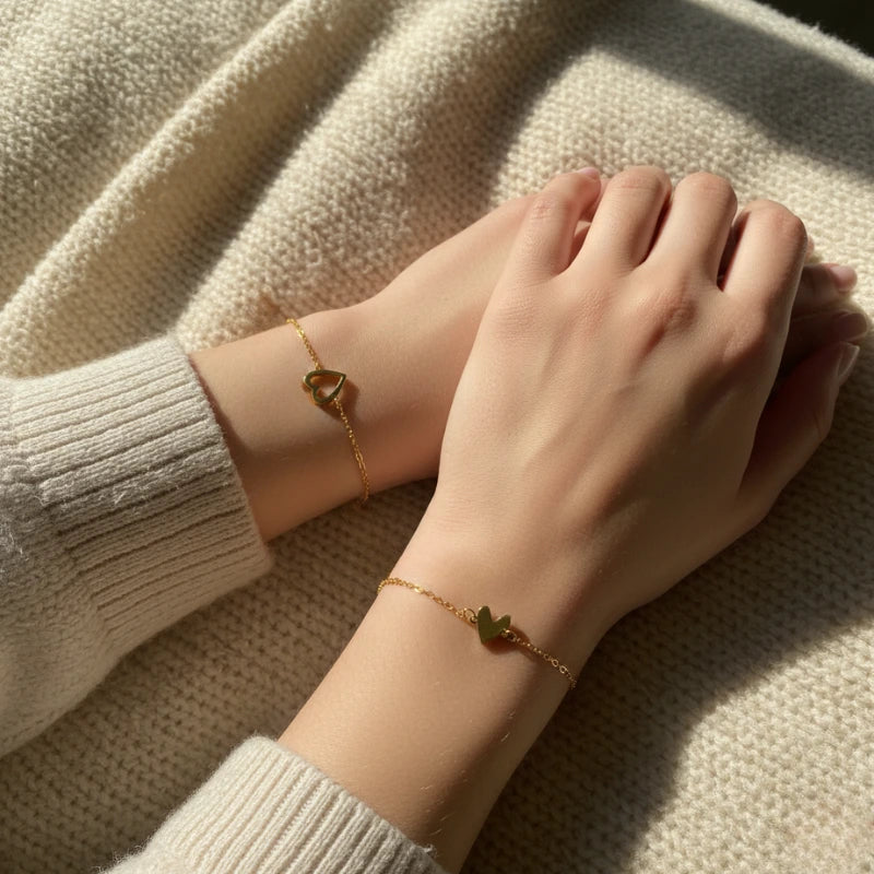 Matching Hearts Bracelet