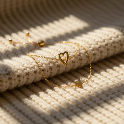 Matching Hearts Bracelet